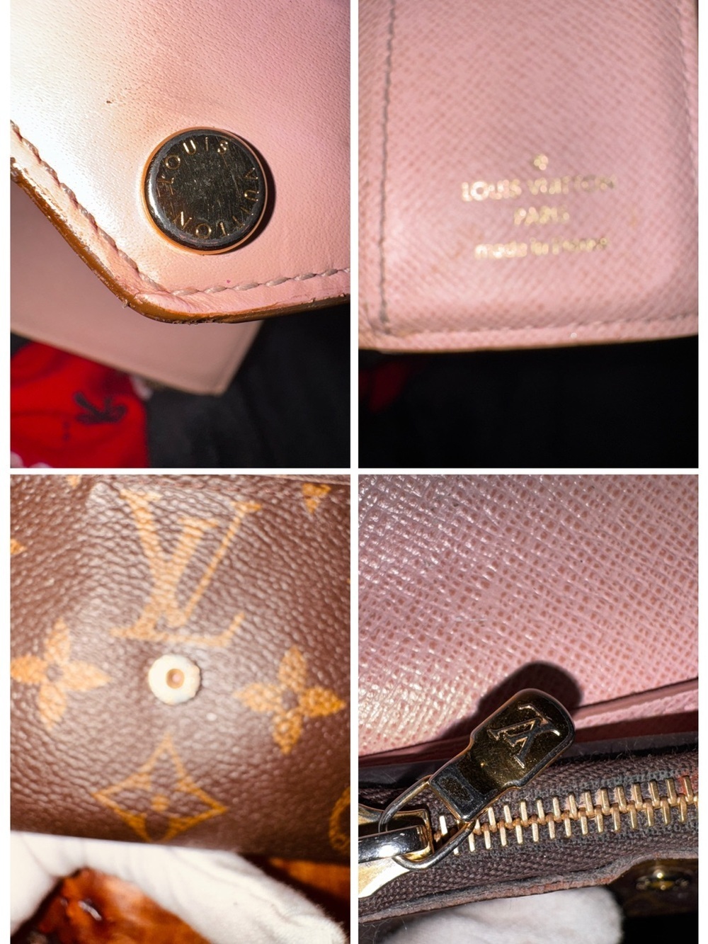 Louis Vuitton Monogram Canvas Zoe Mini Wallets Rose Ballerine - Picture 14 of 14
